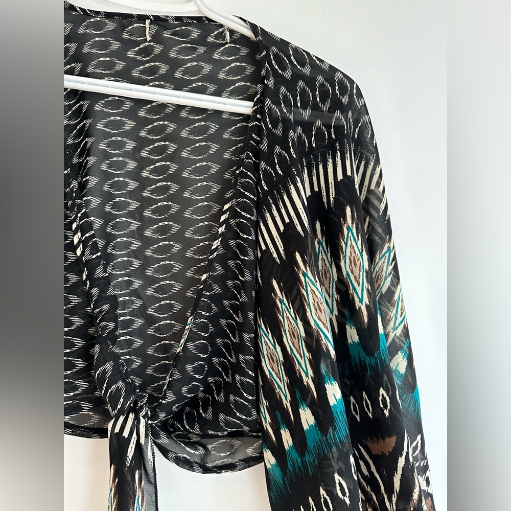 Vintage sheer pattern top